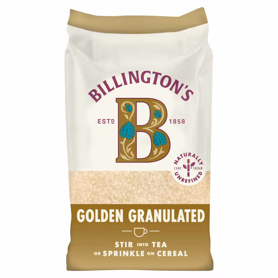 Billington's Golden Granulated Sugar 1Kg