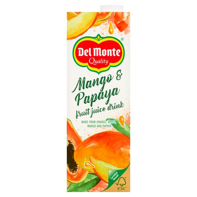 Del Monte Mango & Papaya Juice 1L