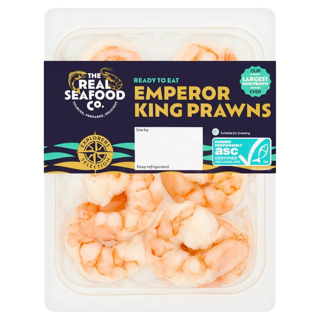The Real Seafood Co. 150g Emperor King Prawns