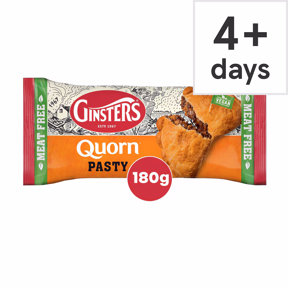 Ginsters Vegan Quorn Pasty 180G