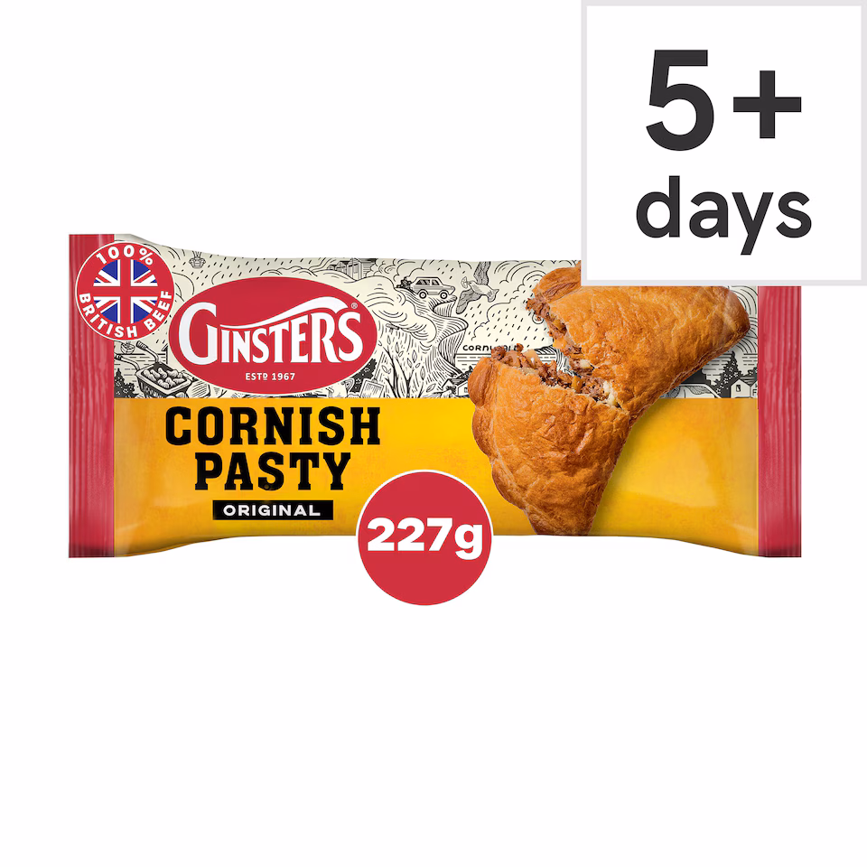 Ginsters Original Cornish Pasty 227G