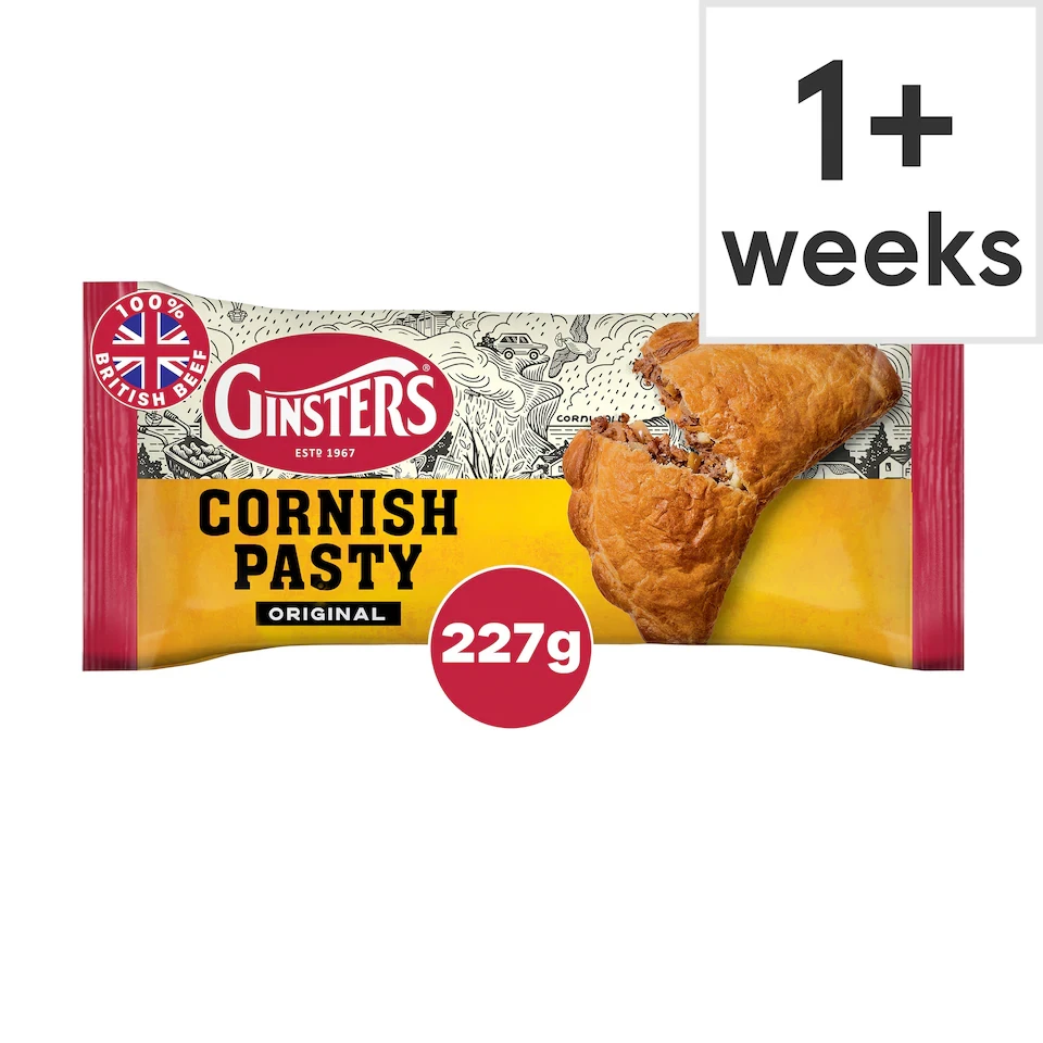 Ginsters Original Cornish Pasty 227G
