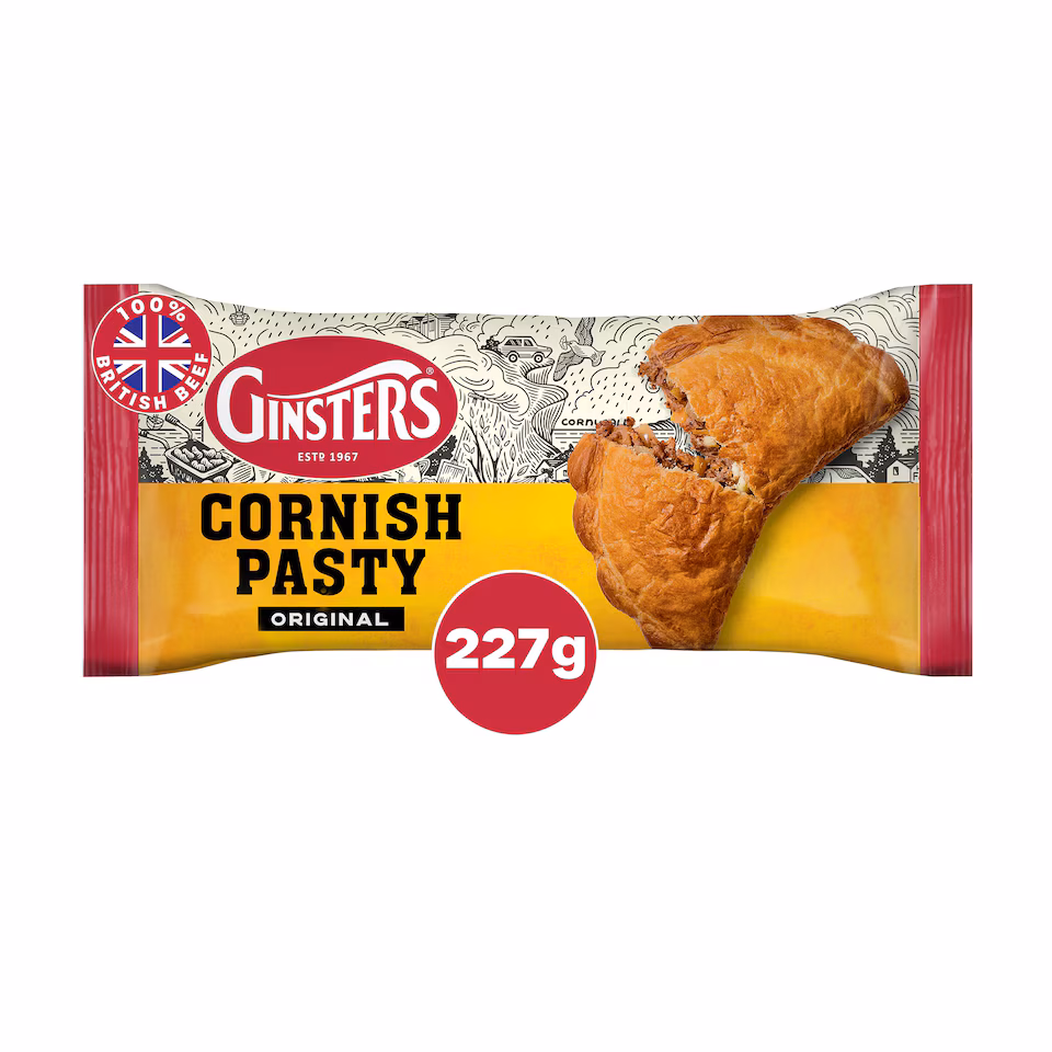 Ginsters Original Cornish Pasty 227G