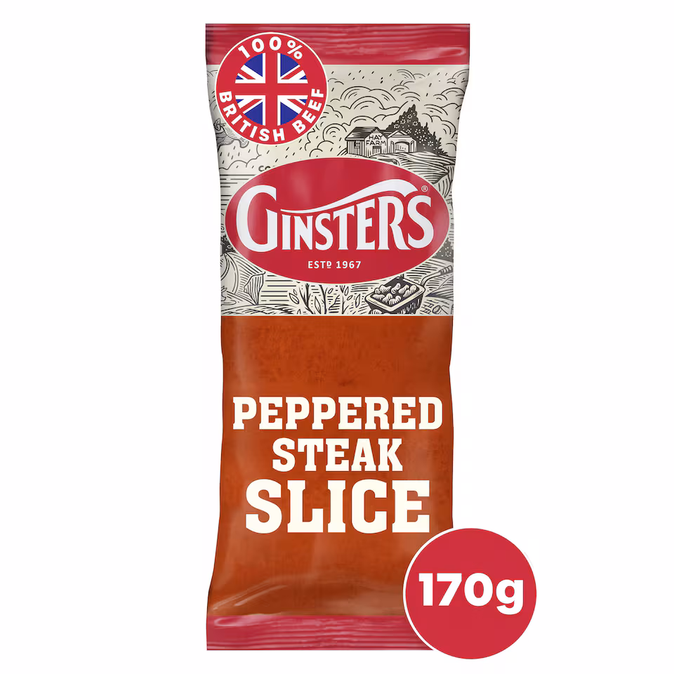 Ginsters Peppered Steak Slice 170G