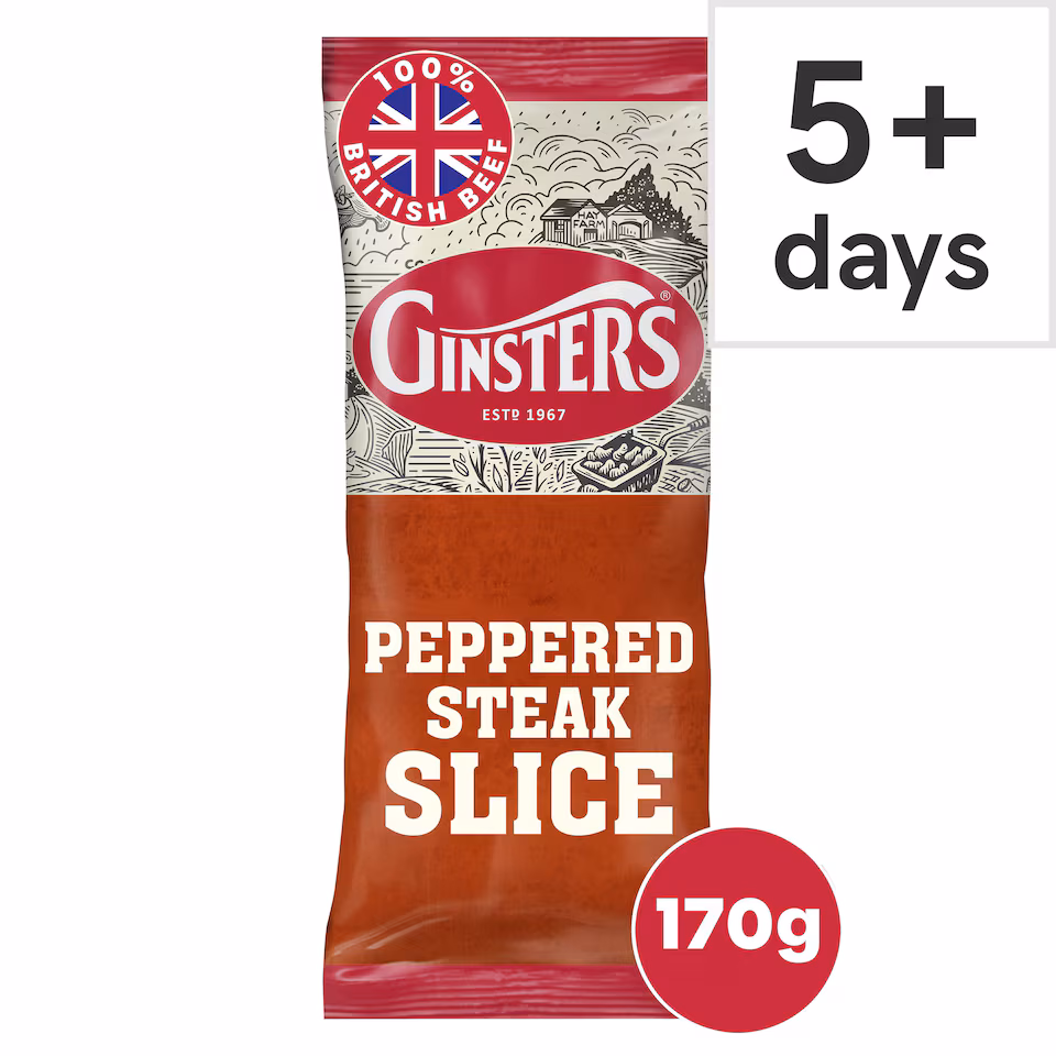 Ginsters Peppered Steak Slice 170G
