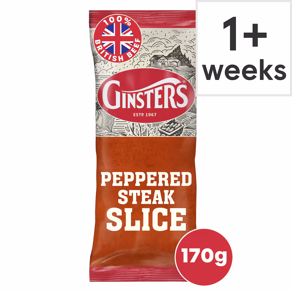 Ginsters Peppered Steak Slice 170G