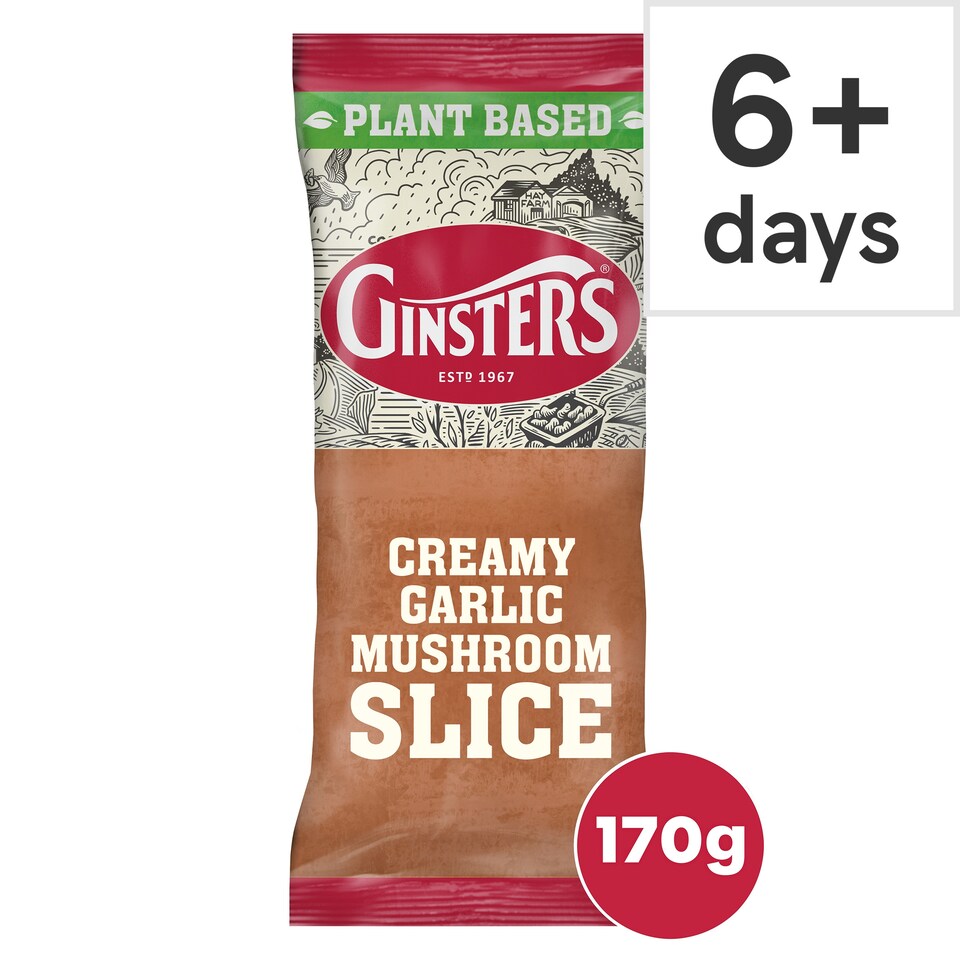 Ginsters Creamy Garlic Mushroom Slice 170G