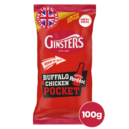 Ginsters Limited Edition Buffalo Chicken Pocket 100g