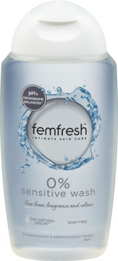Femfresh 0% Sensitive Intimate Wash 250ml