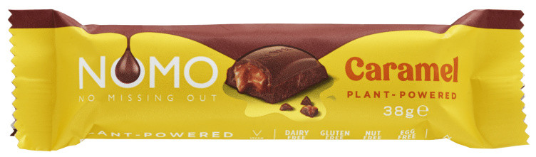 Nomo Sjokoladebar Caramel Gl.Fri&Vegansk 38g