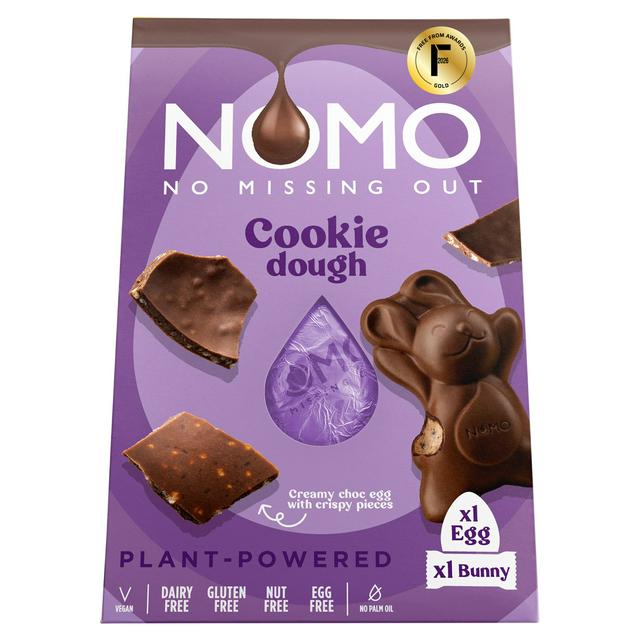 NOMO Large Cookie Dough Easter Egg & Bunny 155g