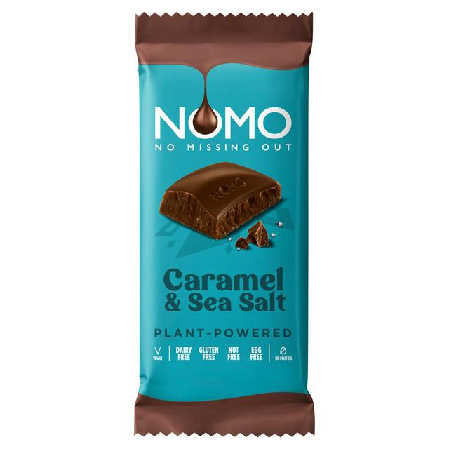 NOMO Caramel & Sea Salt Bar 75g