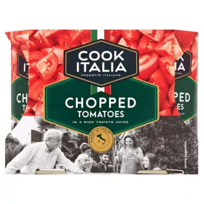 Cook Italian Chopped Tomatoes in a Rich Tomato Juice 4 x 400g (1.6kg)