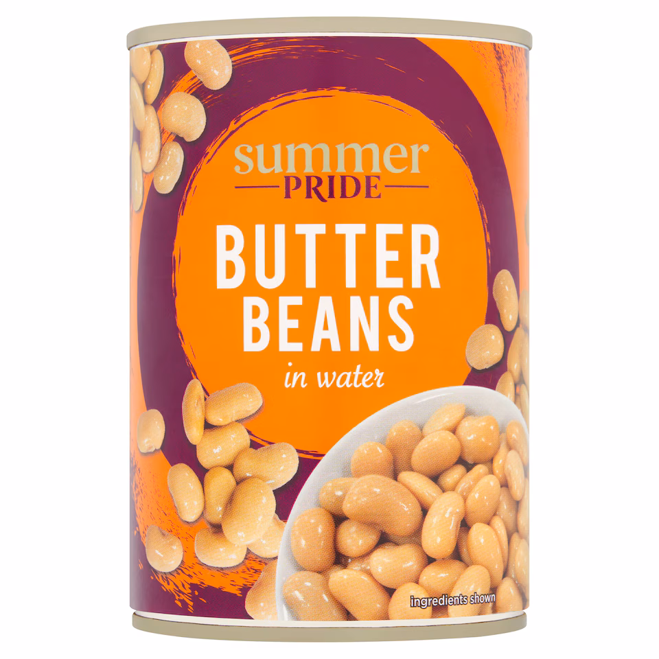 Summer Pride Butter Beans In Water 400G