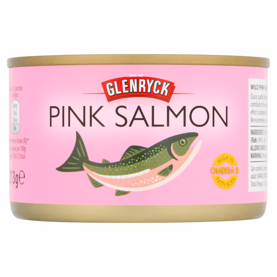 GLENRYCK PINK SALMON 213G