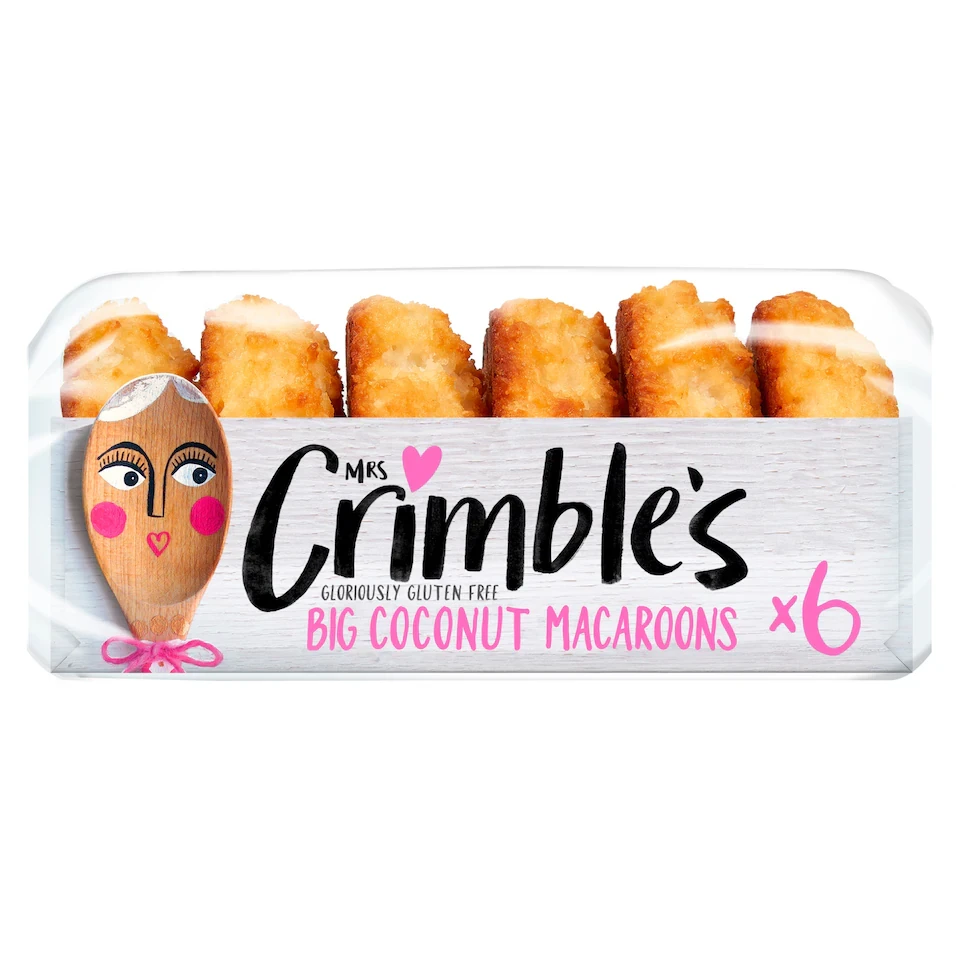 Mrs Crimble's Big Gluten Free Coconut Macaroons 180g
