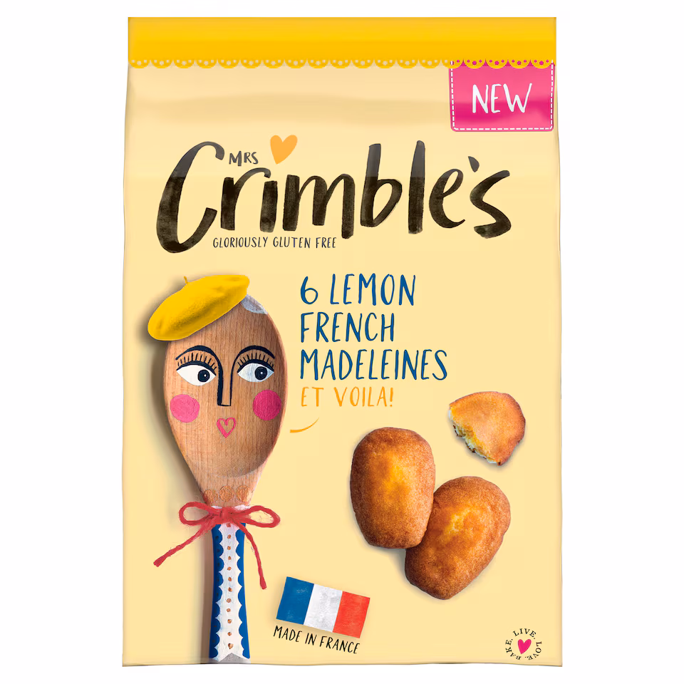 MRS CRIMBLE'S 6 Lemon French Madeleine 180g