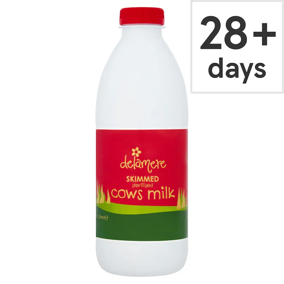 Delamere Skimmed Sterilised Milk 1 Litre