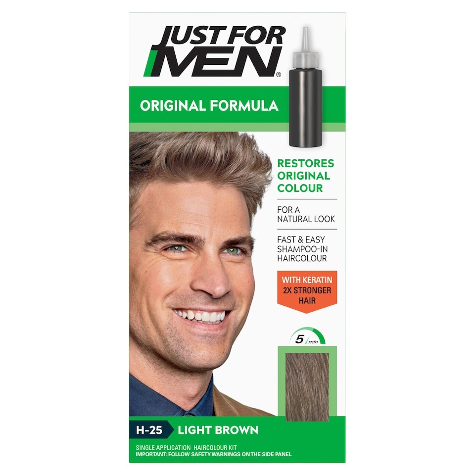 Just For Men Hair Colourant Natural Light Brown