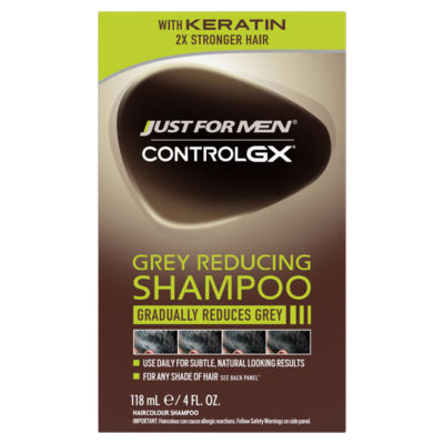 Just For Men Control GX Grey Reducing Haircolour Shampoo 118ml