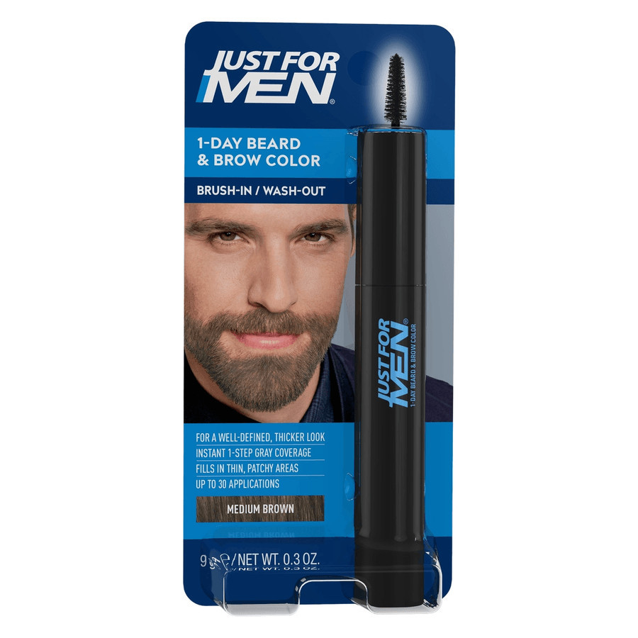 Just For Men 1-Day Beard & Brow Colour Medium Brown 9g