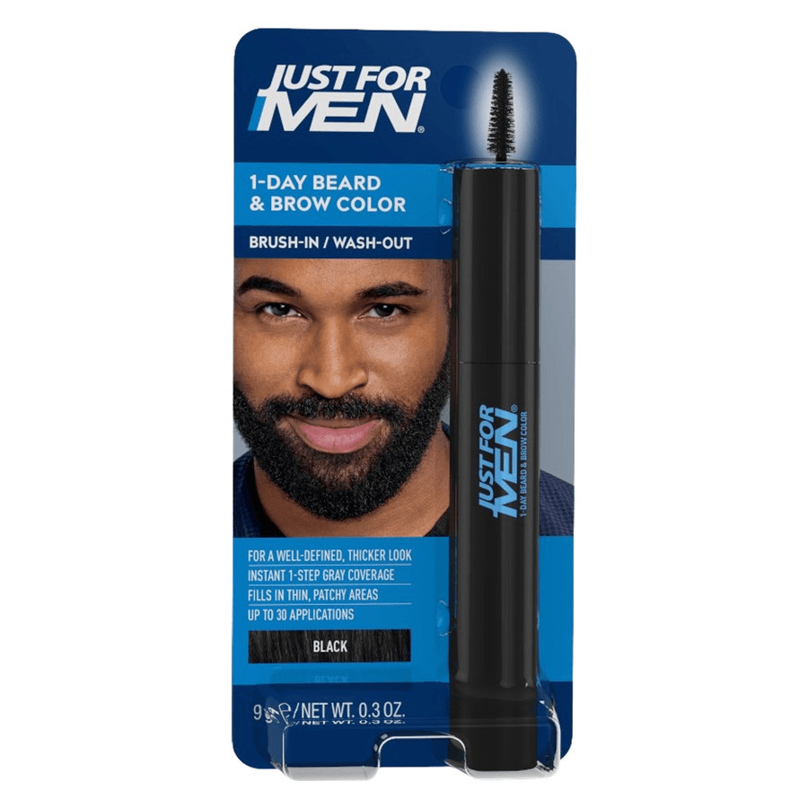 Just For Men 1-Day Beard & Brow Colour Black 9g