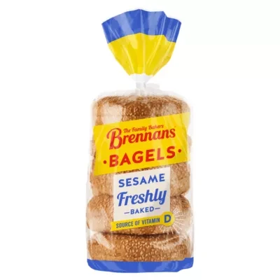 Brennans Sesame Freshly Baked Bagels 425g