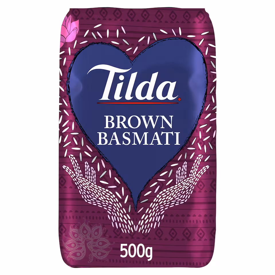 Tilda Brown Basmati Rice 500g