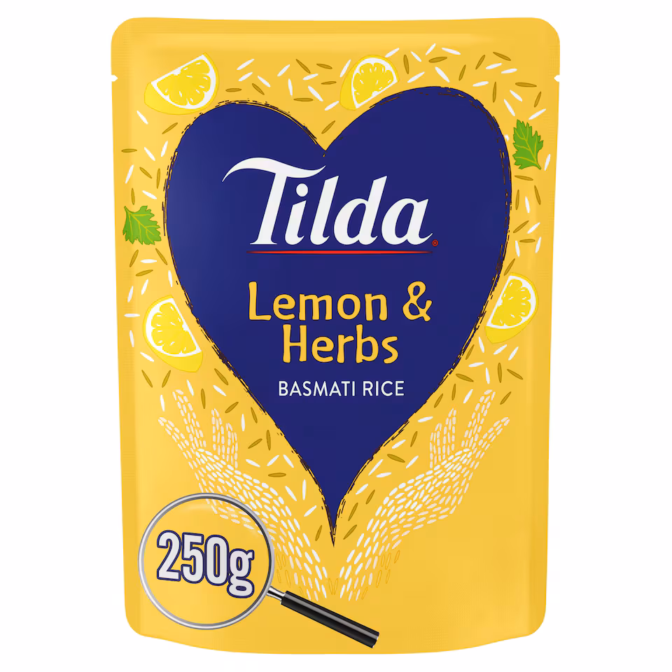 Tilda Lemon & Herbs Basmati Rice 250g