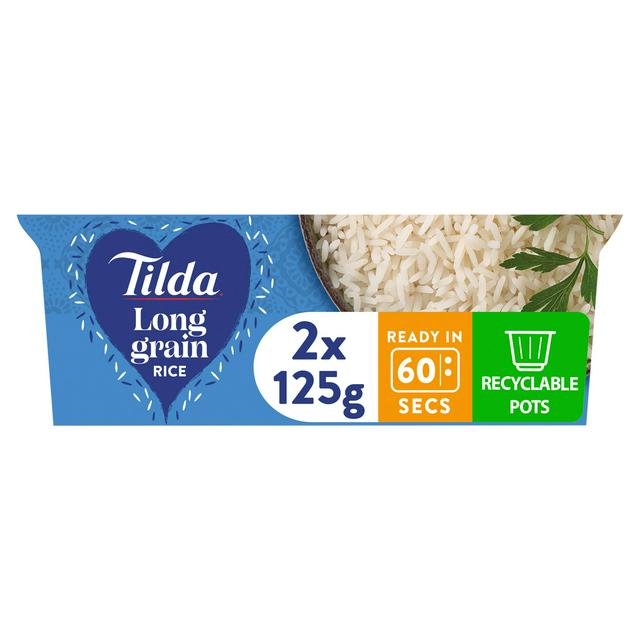 Tilda Long Grain Rice 2x125g