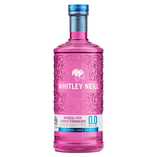 Whitley Neill Japanese Yuzu & White Strawberry 0.0%  Alcohol Free Spirit 70cl