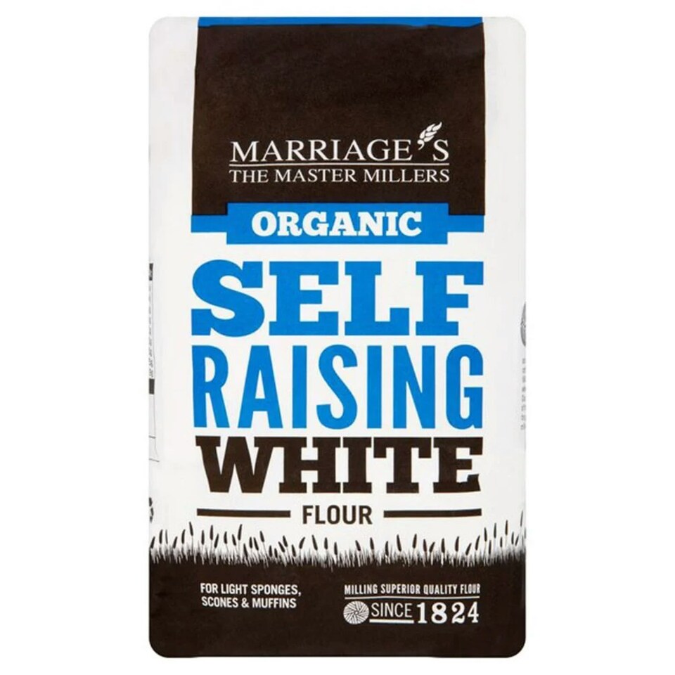 Self Raising White Flour, Organic 1kg (Marriages) | Multi