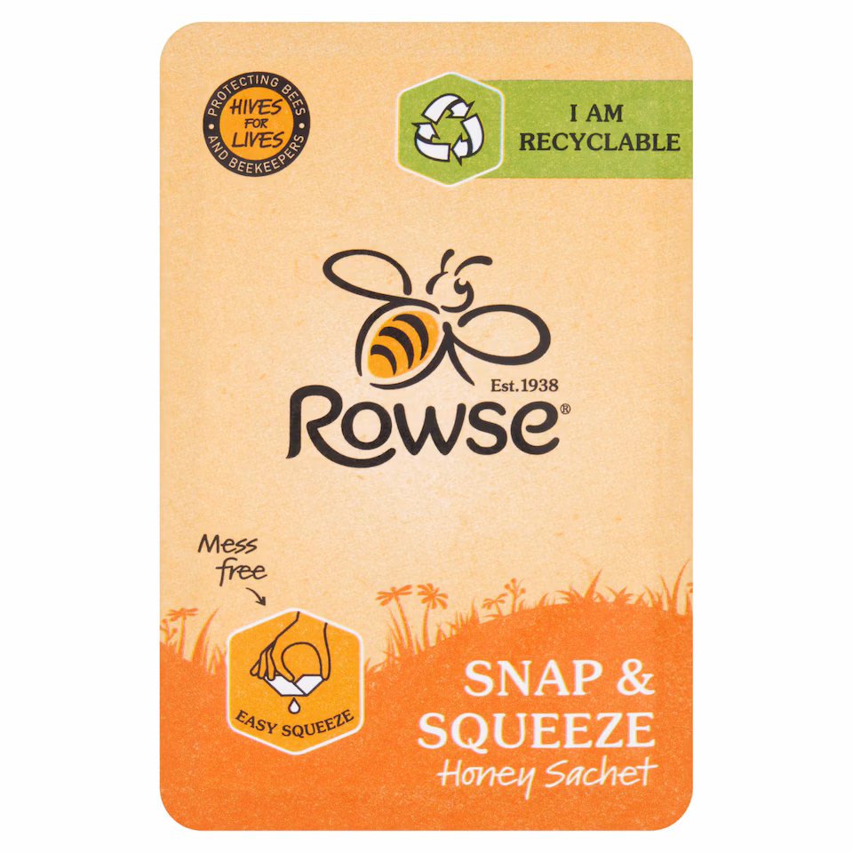 Rowse Snap & Squeeze Honey Sachet 14g Clipstrip