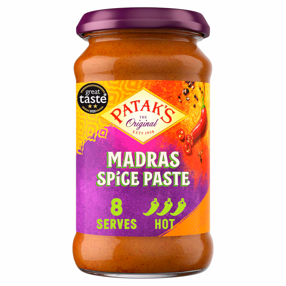 Patak's Madras Spice Paste Hot 283g