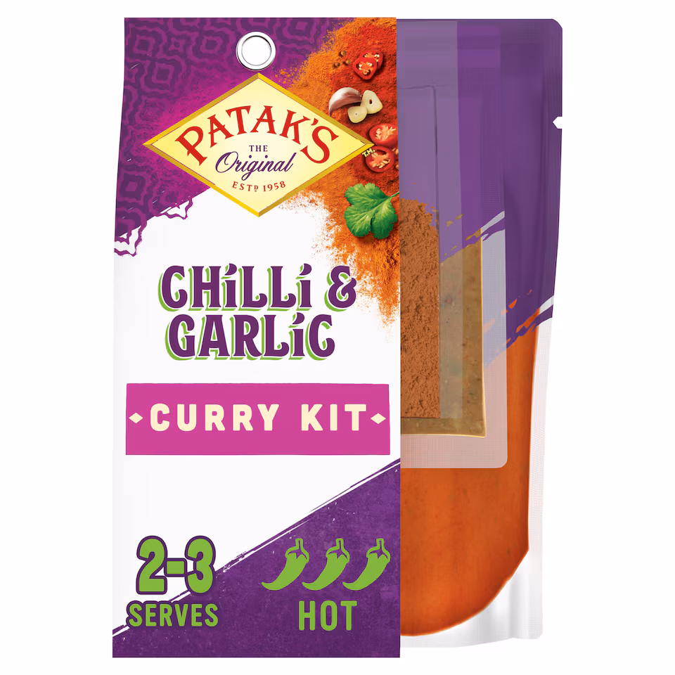 Patak's Chilli & Garlic Curry Kit 270g
