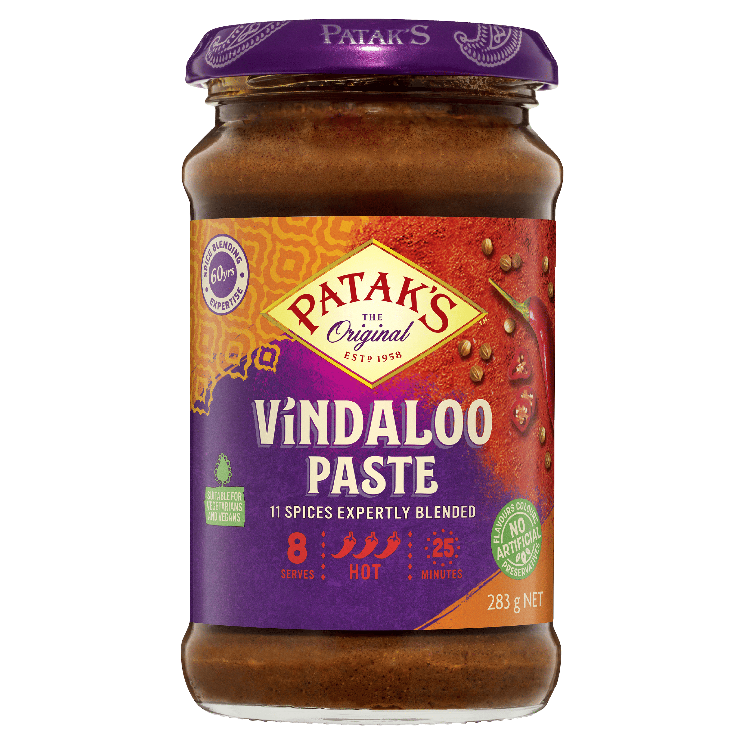 Patak's Vindaloo Curry Paste 283g