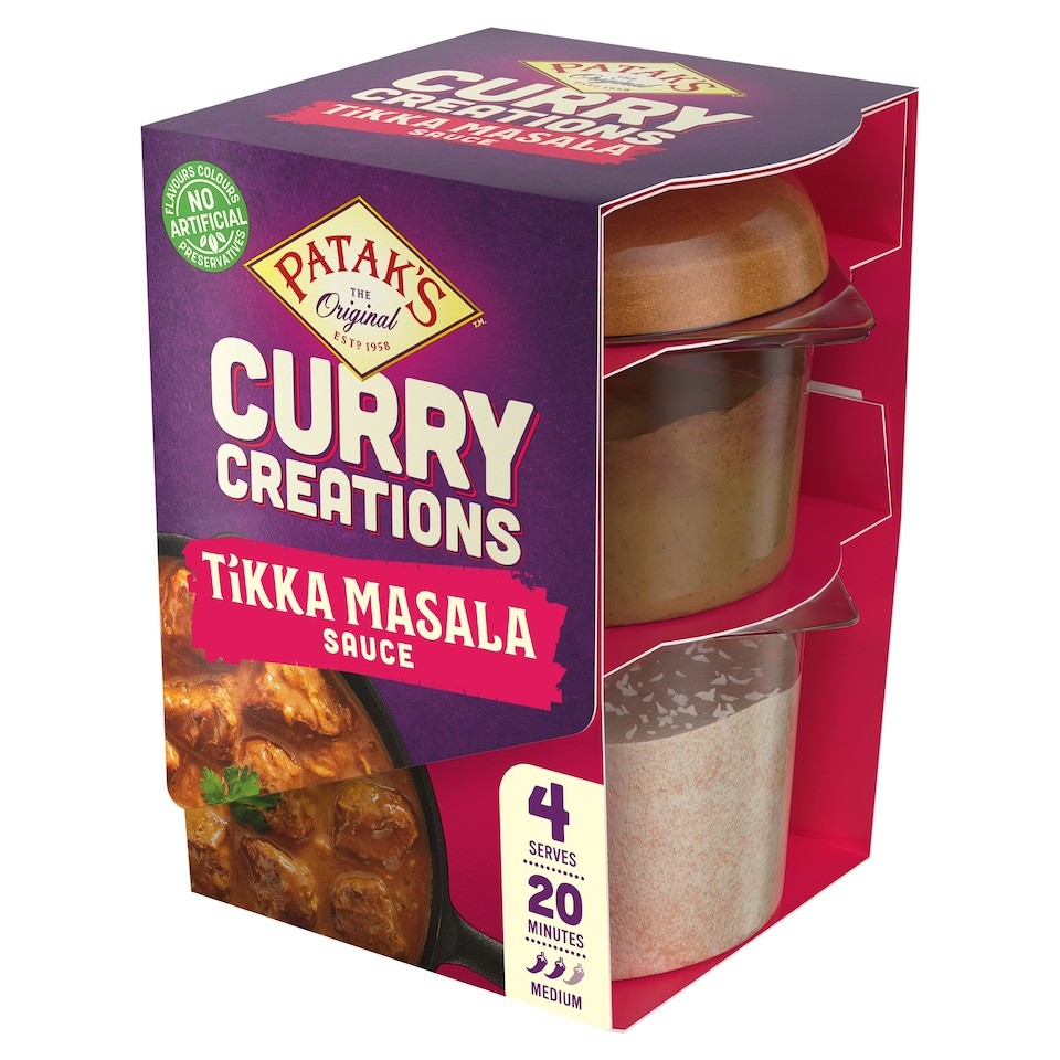 Patak's Curry Creations Tikka Masala Sauce Kit 160g