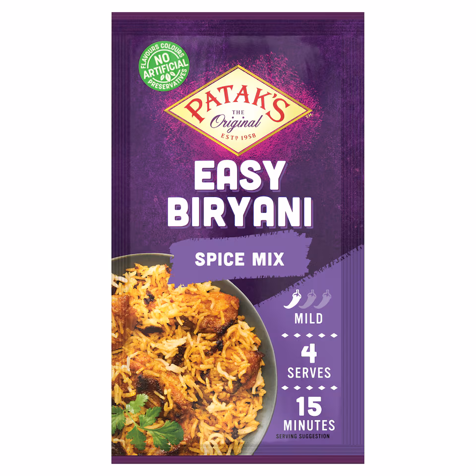 Patak's Easy Biryani Spice Mix 25g