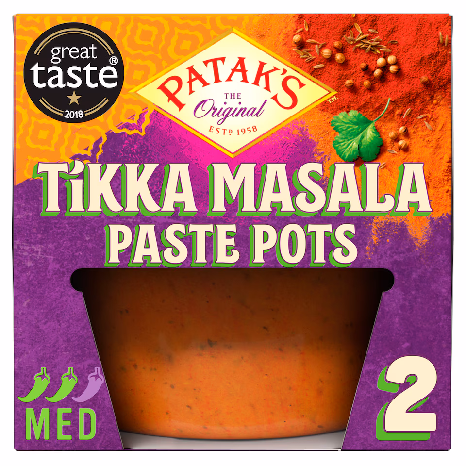 Pataks Tikka Masala Paste Pots 2X70g