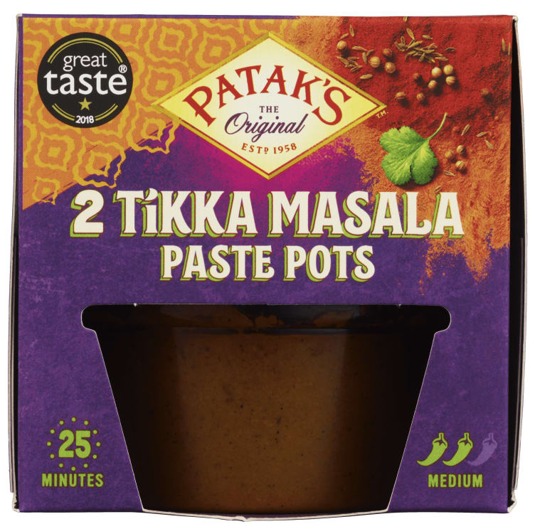 Tikka Masala Paste Pots 2x70g Patak's