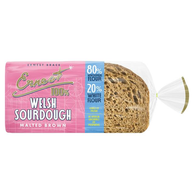 Ernest 450g Brace Welsh Sourdough Malted Brown Bread