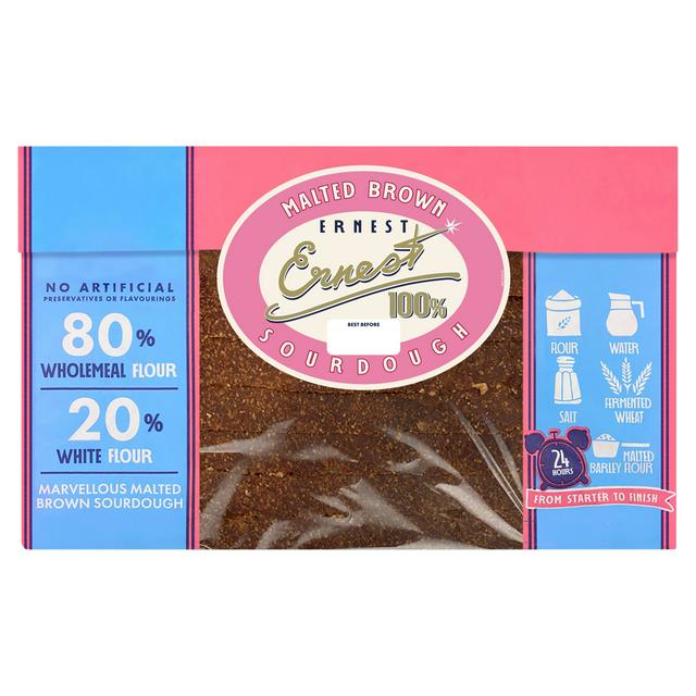 Ernest 450g Sourdough Marvellous 100% Malted Brown Bread