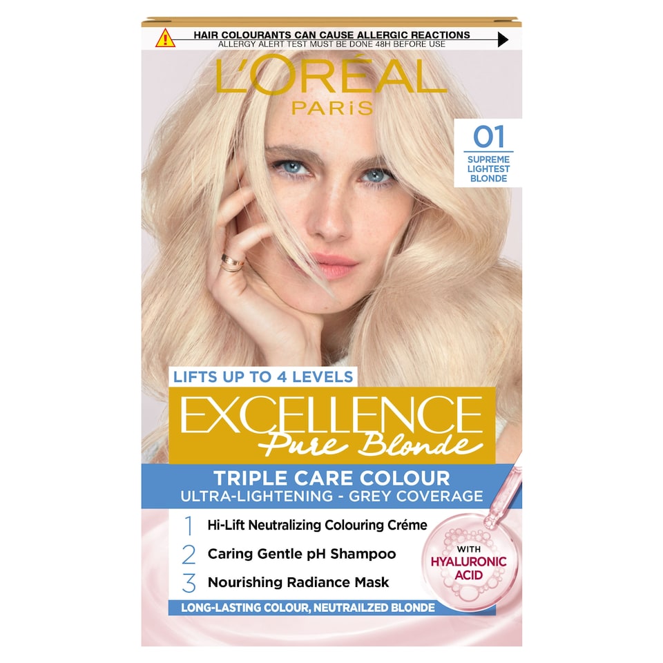 L'Oreal Paris Excellence Creme 01 Lightest Natural Blonde Permanent Hair Dye