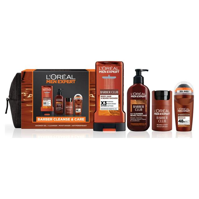 L'Oréal Paris Men Expert Barber Club Washbag Set & Grooming Collection