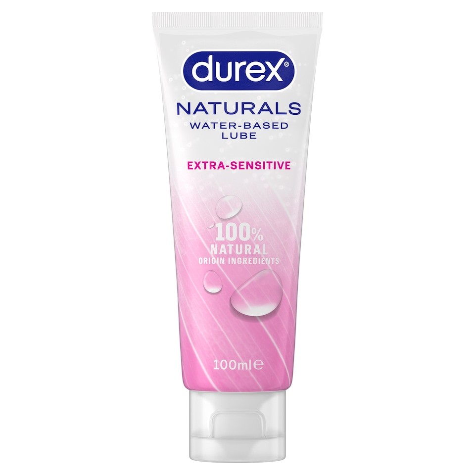Durex Naturals Water Based Extra Sensitive Lubricant Gel 100ml