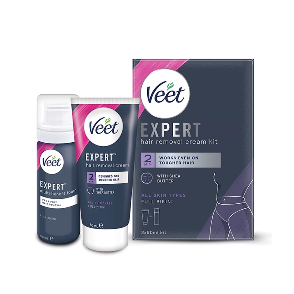 Veet Xprt Bikini Hair Removal Kit 100Ml