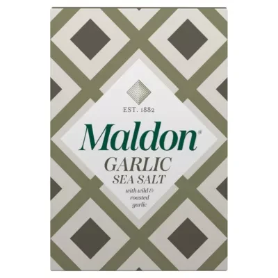 Maldon Maldon Garlic Sea Salt, with Wild and Roasted Garlic 100g