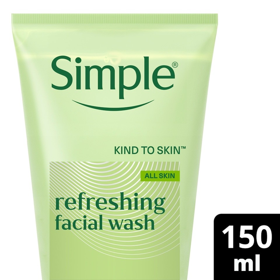 Simple Kind To Skin Refreshing Face Wash Gel 150Ml