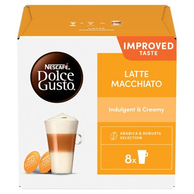 Nescafé Dolce Gusto Latte Macchiato Pods 8+8s