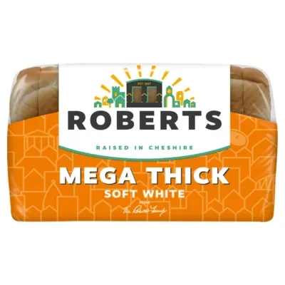 Roberts Bakery Mega Thick Soft White 800g
